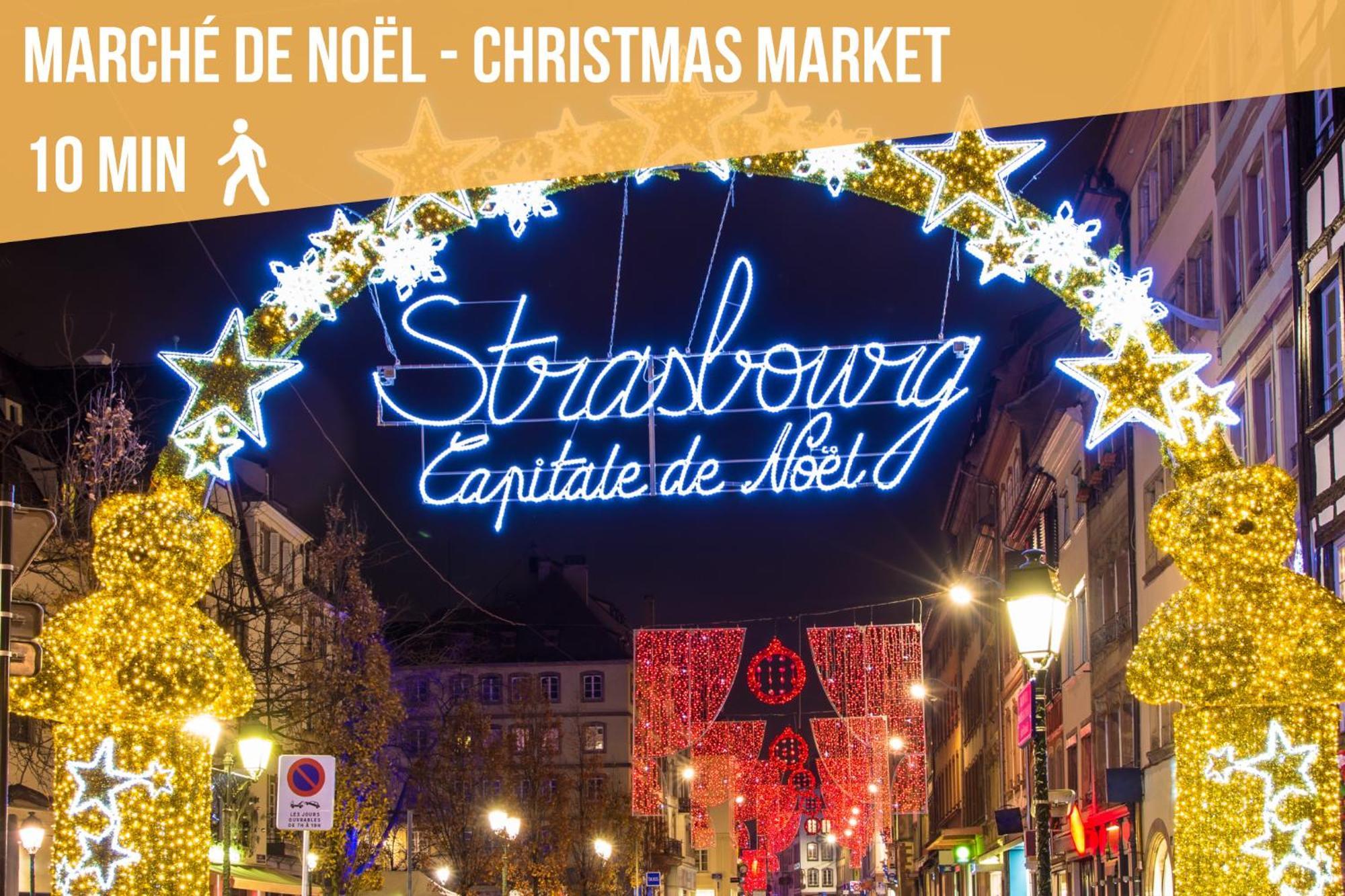 Lit Rond Tres Grand Et Confortable - Garage Possible Ou Parking Gratuit Rue - Gare 2 Min Et Ville 4 Min En Tram - Ciel Etoile - Netflix Videoprojecteur - Luxe Et Evasion Strasbourg Luaran gambar